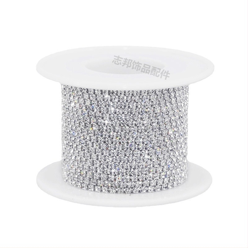DIY Rhinestone Claw Chain za haljinu — ručno šivani dodaci od kristalnog stakla