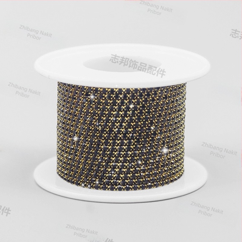 DIY Rhinestone Claw Chain za haljinu — ručno šivani dodaci od kristalnog stakla