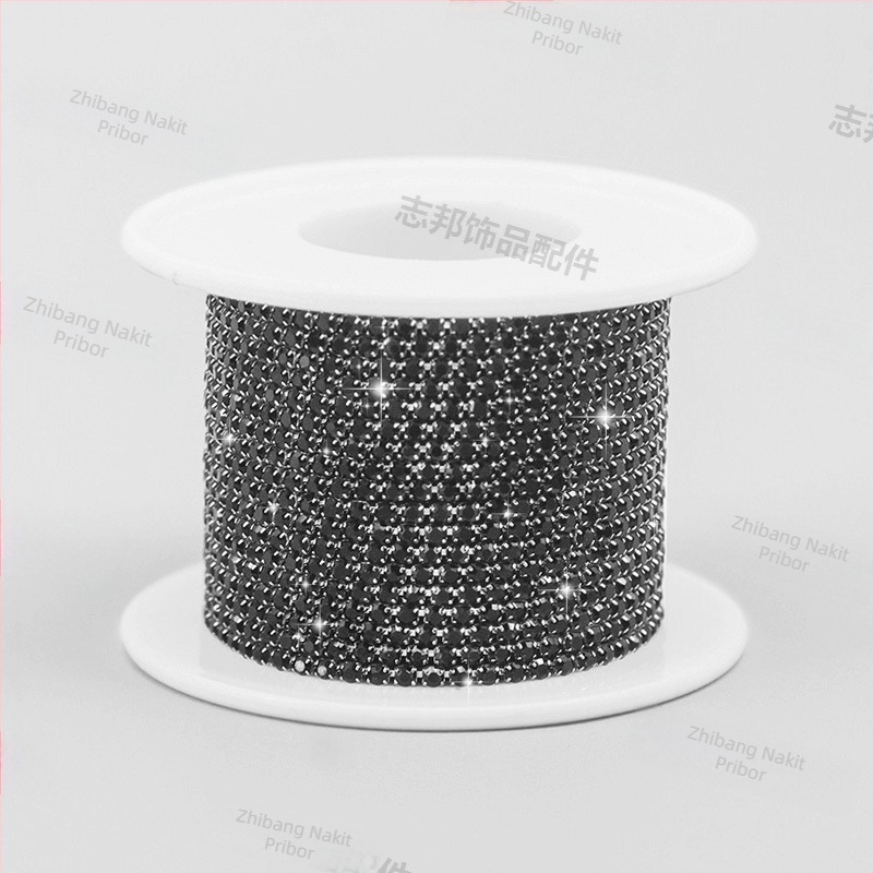 DIY Rhinestone Claw Chain za haljinu — ručno šivani dodaci od kristalnog stakla