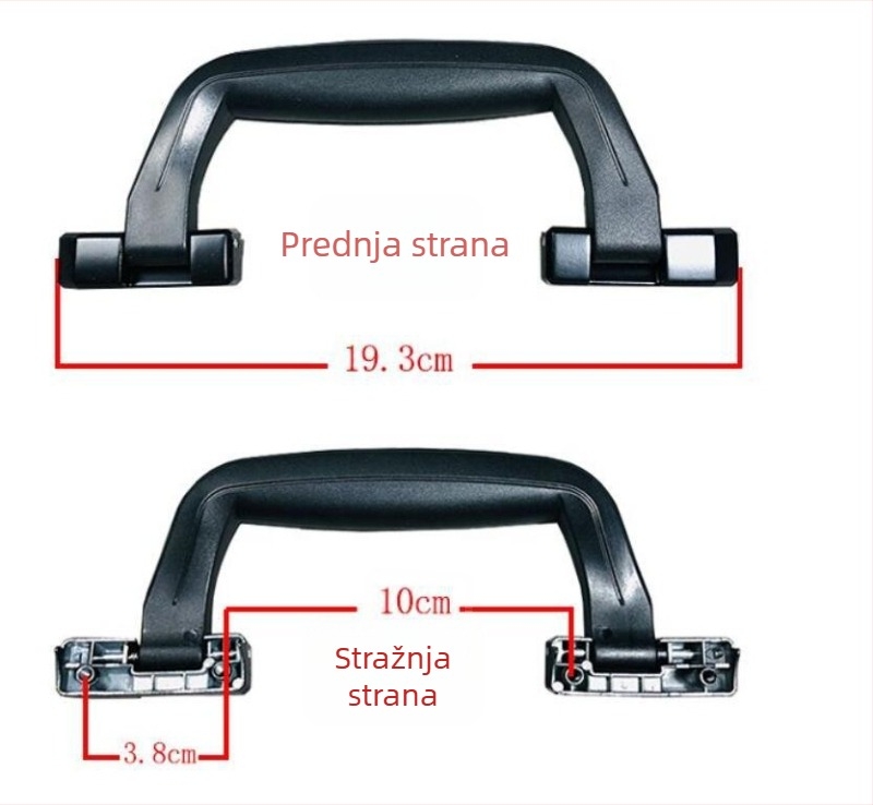 Dodatak ručici kofera, plastični, model S106, dodaci za kovčege