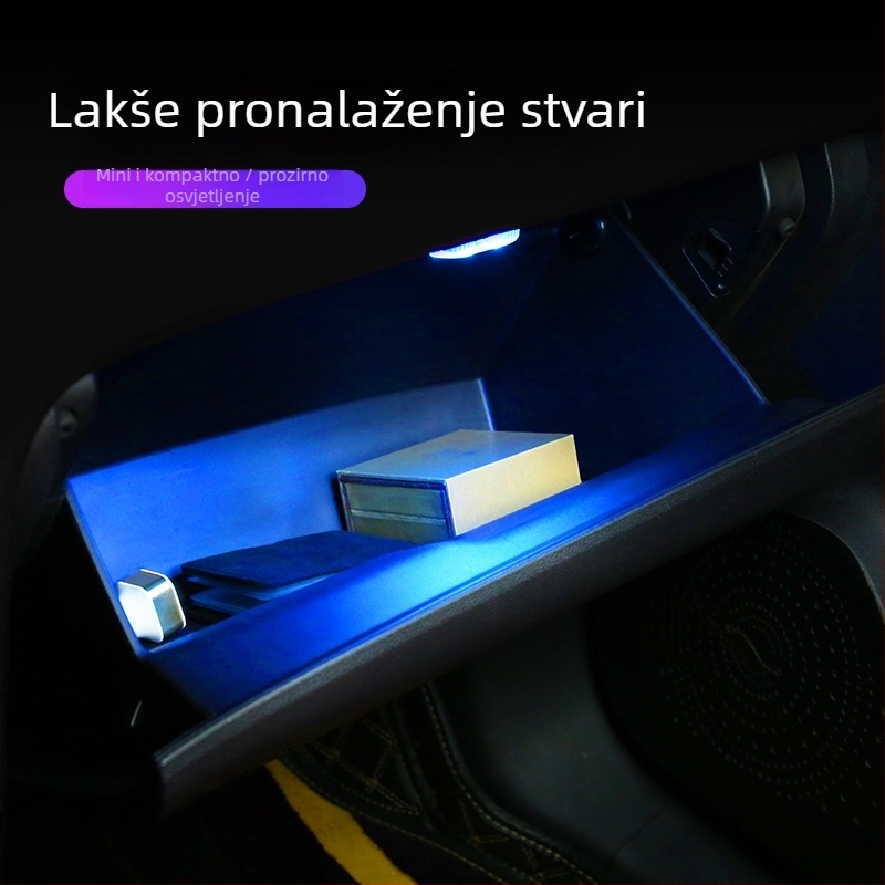Unutarnje LED osvjetljenje autom – bežično, bez vodiča, ambijentalno osvjetljenje, model Touch LED lighting (Značka: Car Fragrance; OEM; Pomoć pri instalaciji)