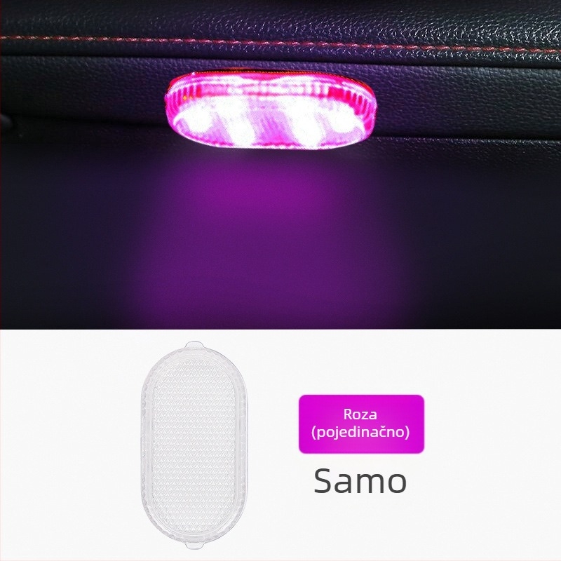 Unutarnje LED osvjetljenje autom – bežično, bez vodiča, ambijentalno osvjetljenje, model Touch LED lighting (Značka: Car Fragrance; OEM; Pomoć pri instalaciji)