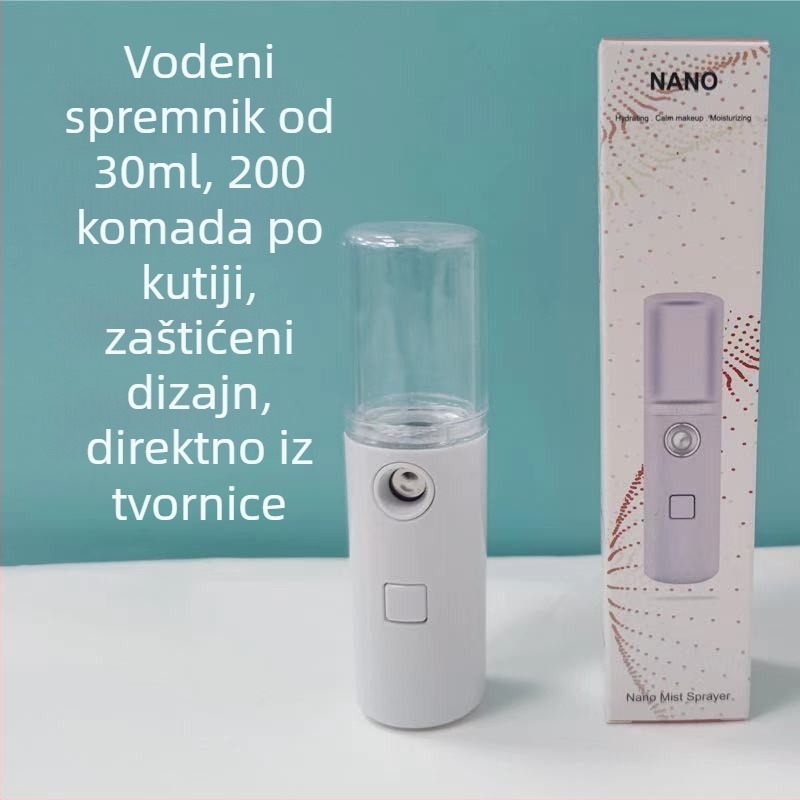 Bangmao L3 USB Ručni parni uređaj za lice, hladni raspršivač – ugrađena baterija 100–300mAh, magla 11–30 s, 1. brzina