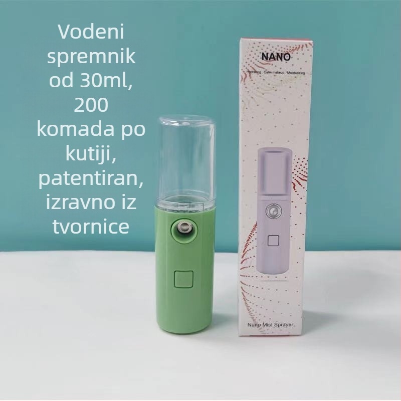 Bangmao L3 USB Ručni parni uređaj za lice, hladni raspršivač – ugrađena baterija 100–300mAh, magla 11–30 s, 1. brzina