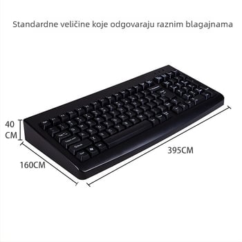 Tipkovnica blagajne, 101 tipki, žičana, USB/PS2 sučelje, ABS plast, vodootporna