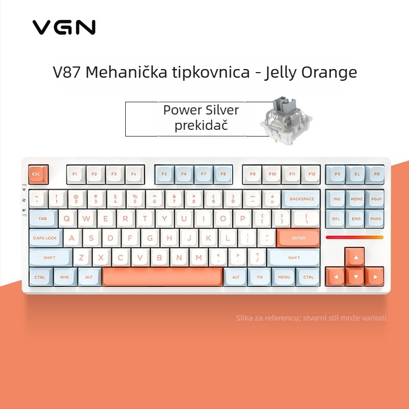 Numerička tipkovnica s tri načina rada, gasket konstrukcija, hot-swappable tipke, RGB osvjetljenje, mehanička tipkovnica