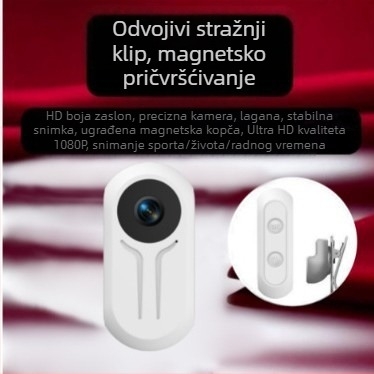 4K mini sports kamera za snimanje kućnih ljubimaca i snimanje iz kacige - 0,85 inčni LCD, TF kartica, MD20, ABS kućište, trajanje baterije 3–5 sati