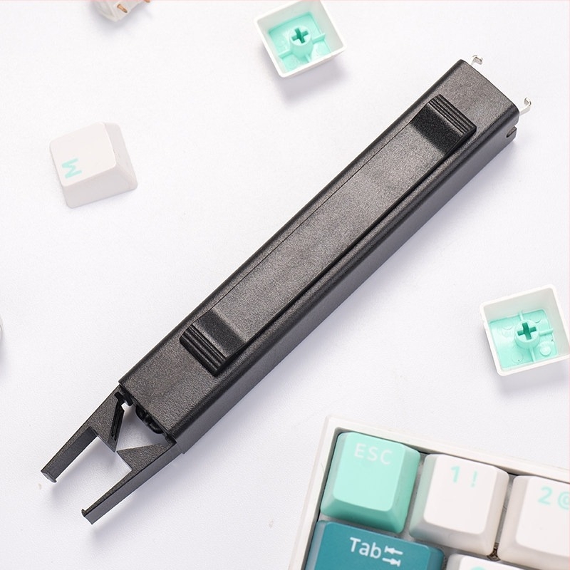 Prilagođeni mini keypad s dva tipke, mehanički tipke s crvenim osovinama, USB-žičani, 1 m kabel, ABS kućište, jednobojno pozadinsko osvjetljenje