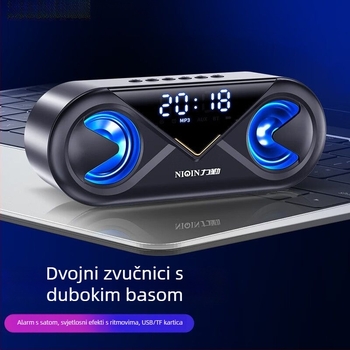 S6 Bluetooth zvučnik sa subwooferom, stolni bežični zvučnik, IPX7 vodootporan, raspon frekvencija 100 Hz–20 kHz, 3,5 mm ulaz