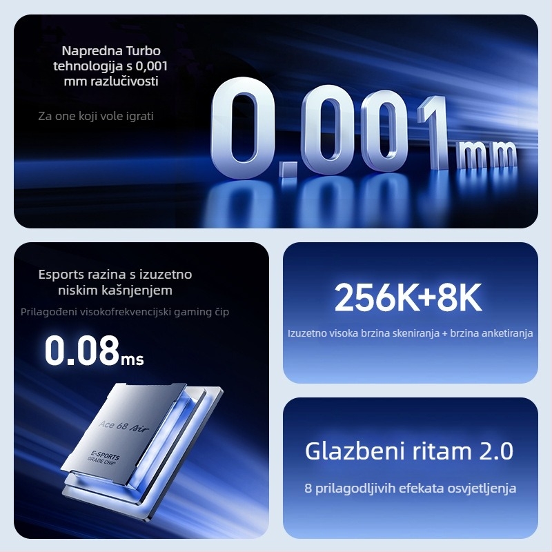 Gaming tipkovnica s Taishan magnetnom osom, do 87 tipki, žična, RGB pozadinsko osvjetljenje