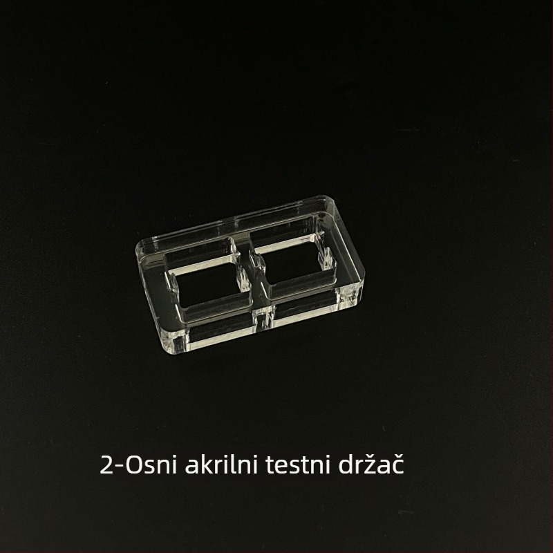 Prozirni akrilni okvir za testiranje prekidača Cherry MX za mehaničku tipkovnicu — numerički keypad, žičano povezivanje