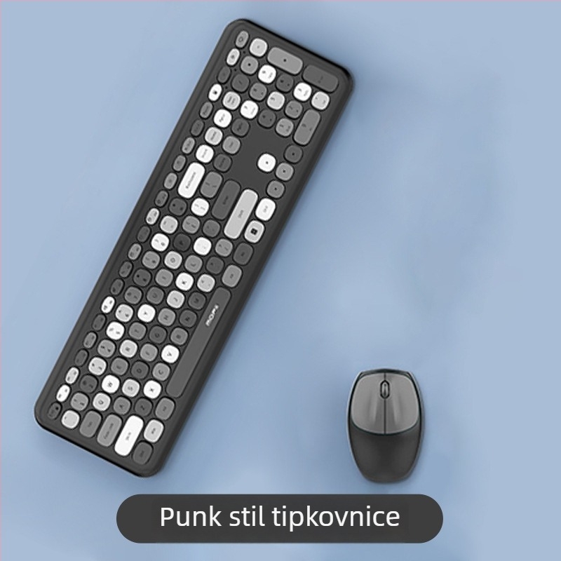 Bežični paket tipkovnice i miša, Model 666, USB tipkovnica, USB miš, Mofii
