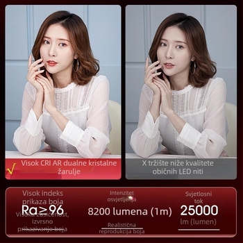 LED rasvjeta za live prijenos s tri boje temperature — 10-50W, 220V, Yu Guang, portretna fotografija
