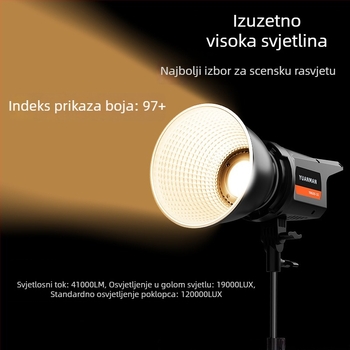 LED svjetlo za popunjavanje YM-SS-600, 100W, 3 boje temperature, 110-220V, za fotografiju uživo