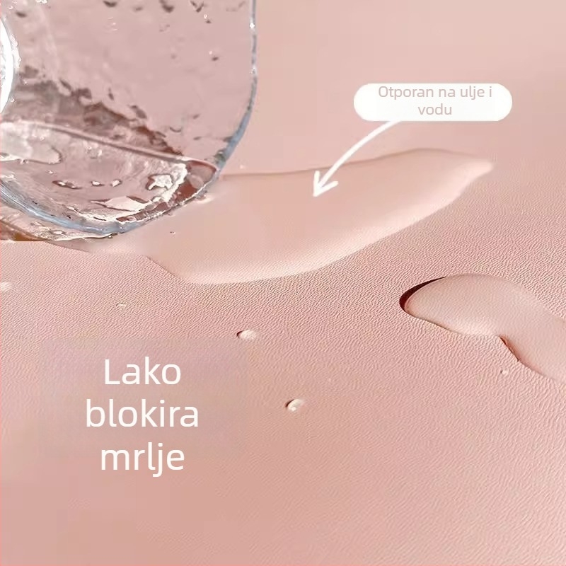 Izuzetno velika premium podloga za miš – vodootporna, otporna na mrlje, za uredski stol, minimalistički jednofarbeni dizajn