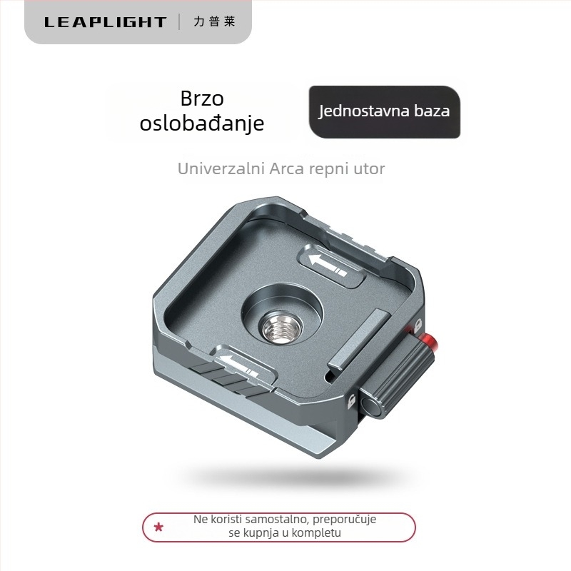 Metalna pločica za brzi otpuštanje za DSLR, kompatibilna sa Zhiyun stabilizatorom i glavom stativa