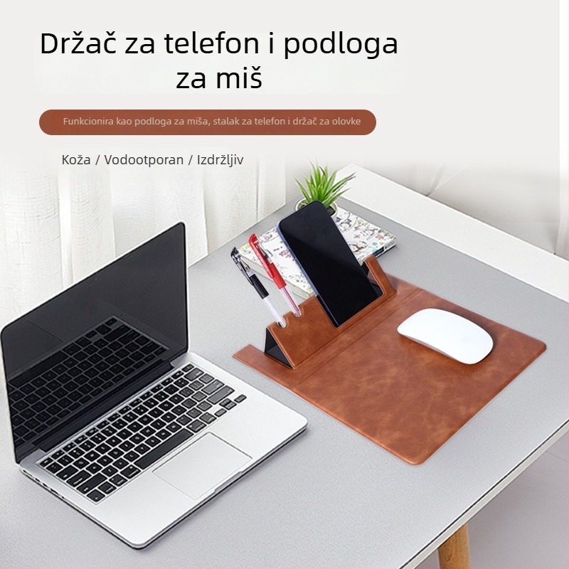 Jinhui Technology JH-01 Stolna podloga od PU kože, otisak logotipa, OEM obrada, podrška prilagodbi