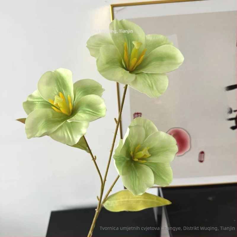 Svileni tulipan, umjetna cvjetna biljka s jednom stabljikom, 3D ispis dizajn za fotografijske rekvizite