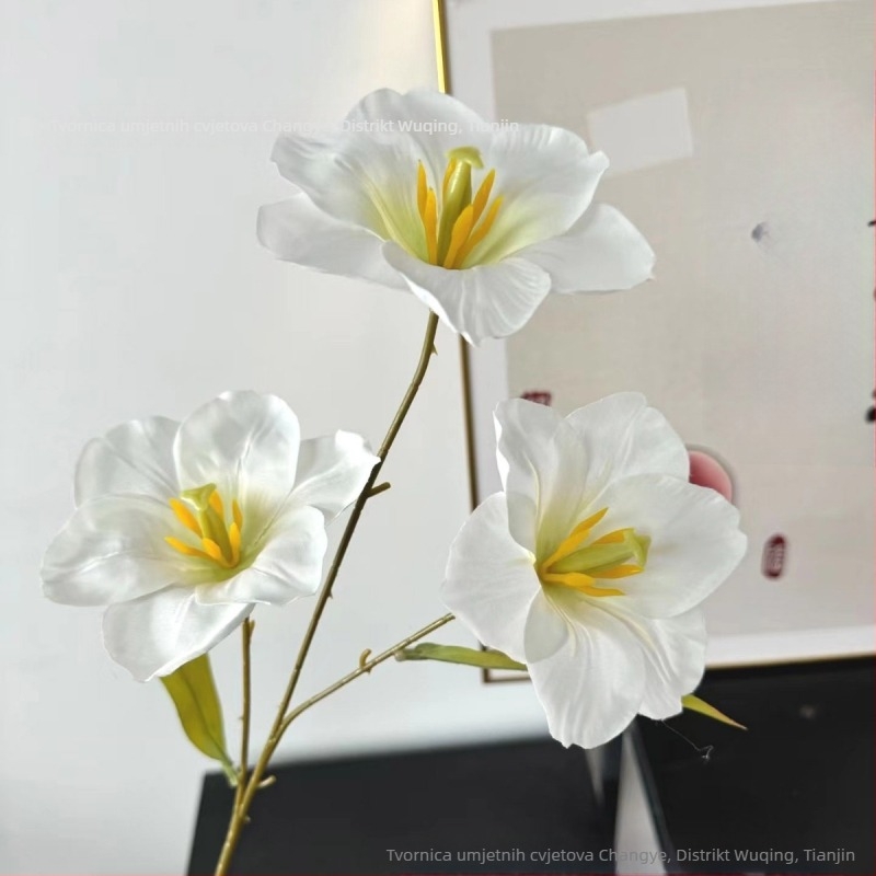 Svileni tulipan, umjetna cvjetna biljka s jednom stabljikom, 3D ispis dizajn za fotografijske rekvizite