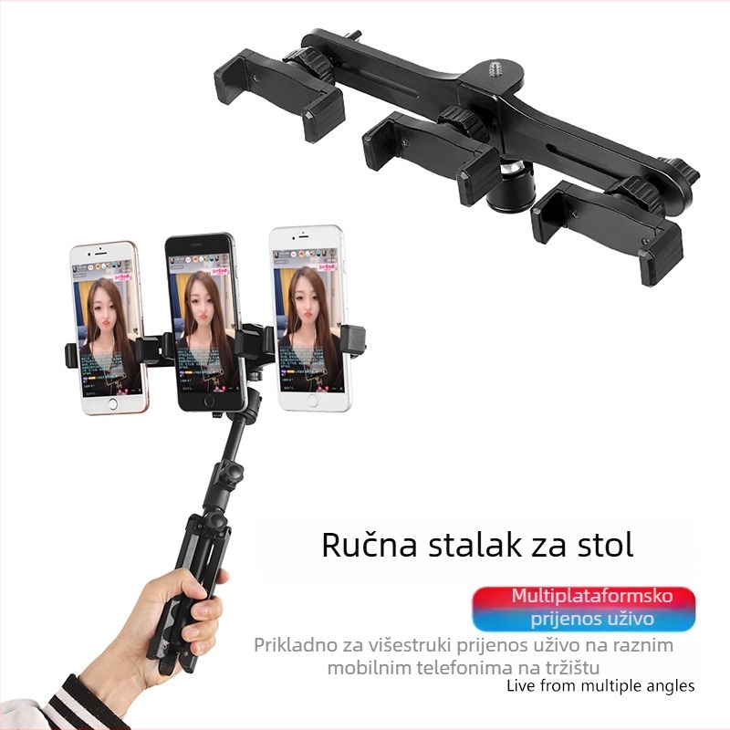 Tip more Stolni držač za telefon, stolni tripod s tri pozicije, legura