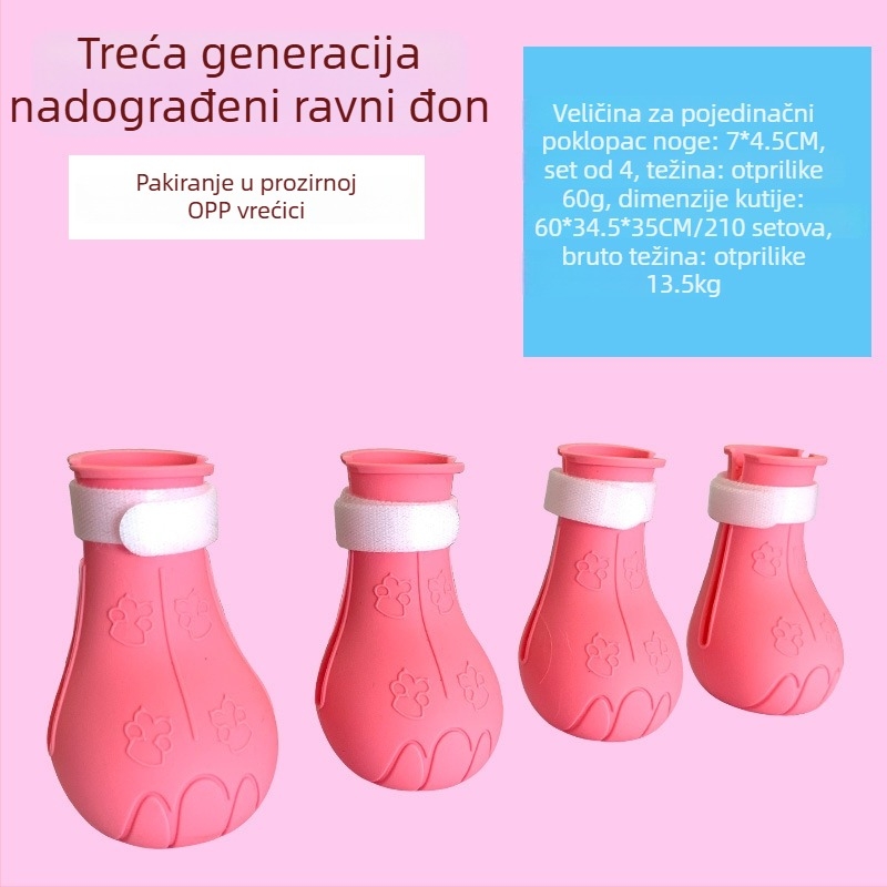 Mačje papuče za kupanje – mekane gumene, zaštita od ogrebotina, za davanje lijekova