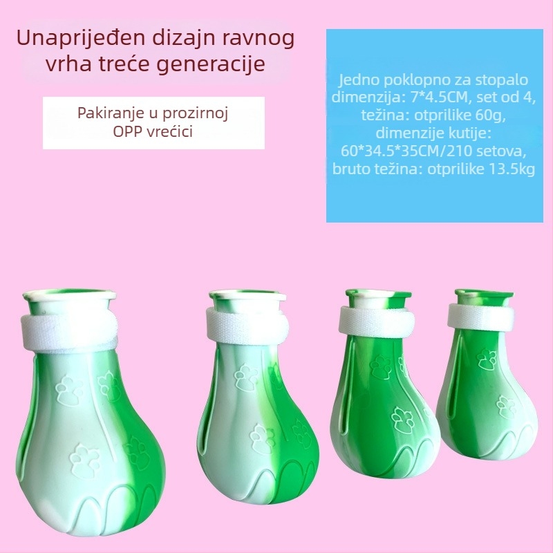 Mačje papuče za kupanje – mekane gumene, zaštita od ogrebotina, za davanje lijekova