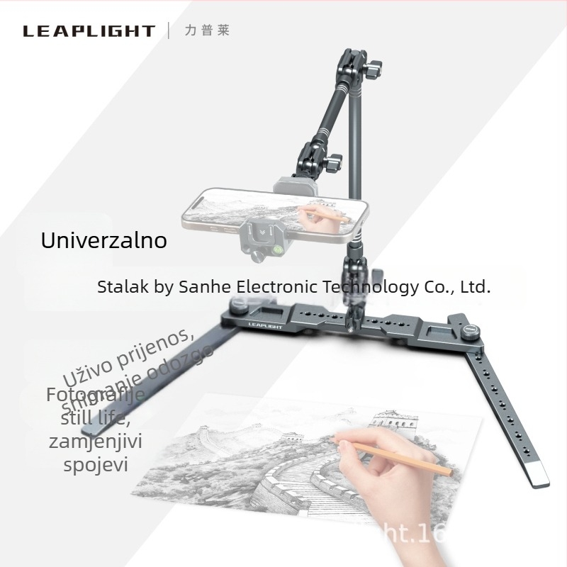LEAPLIGHT stolni držač za mobitel, snimanje iznad, aluminij, univerzalni stil