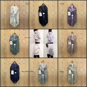 Najlon torba preko ramena za slobodno vrijeme za putovanja s laminiranim džepom na zip i poliester podlogu