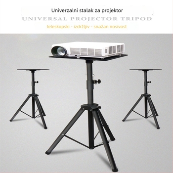 Univerzalni podni stalak za projektor s pan/tilt, prijenosni i sklopivi