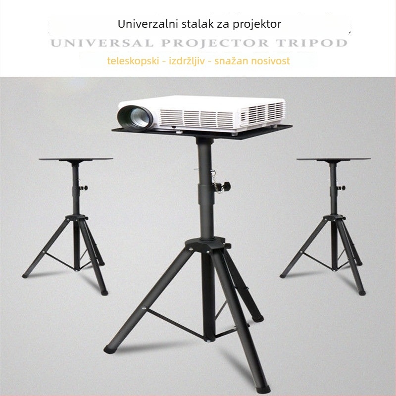 Univerzalni podni stalak za projektor s pan/tilt, prijenosni i sklopivi