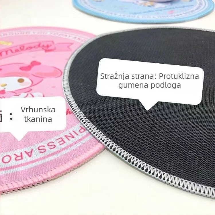 ACE COAT Slatka podloga za miš, debela stolna podloga za ured i učenje, mala podloga za notebook i tipkovnicu