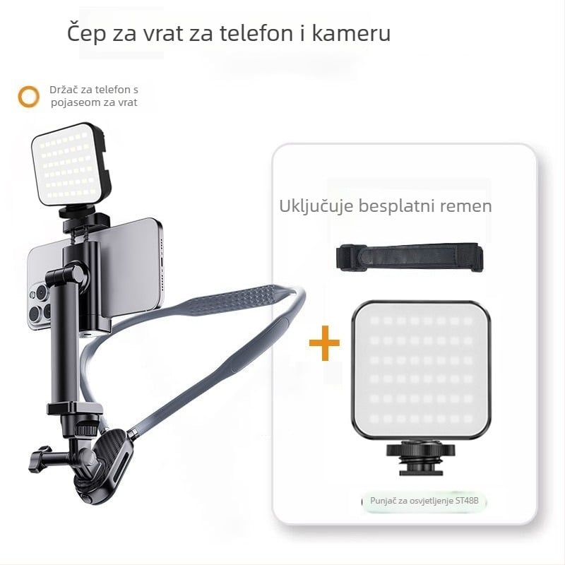 JUKUN BFG-01 Držač za telefon na vratima – magnetski anti-šok držač za vlog za akcijsku kameru; Materijal: PC + legura; Ispis logotipa: Podržano; Nakon prodaje: 3 garancije