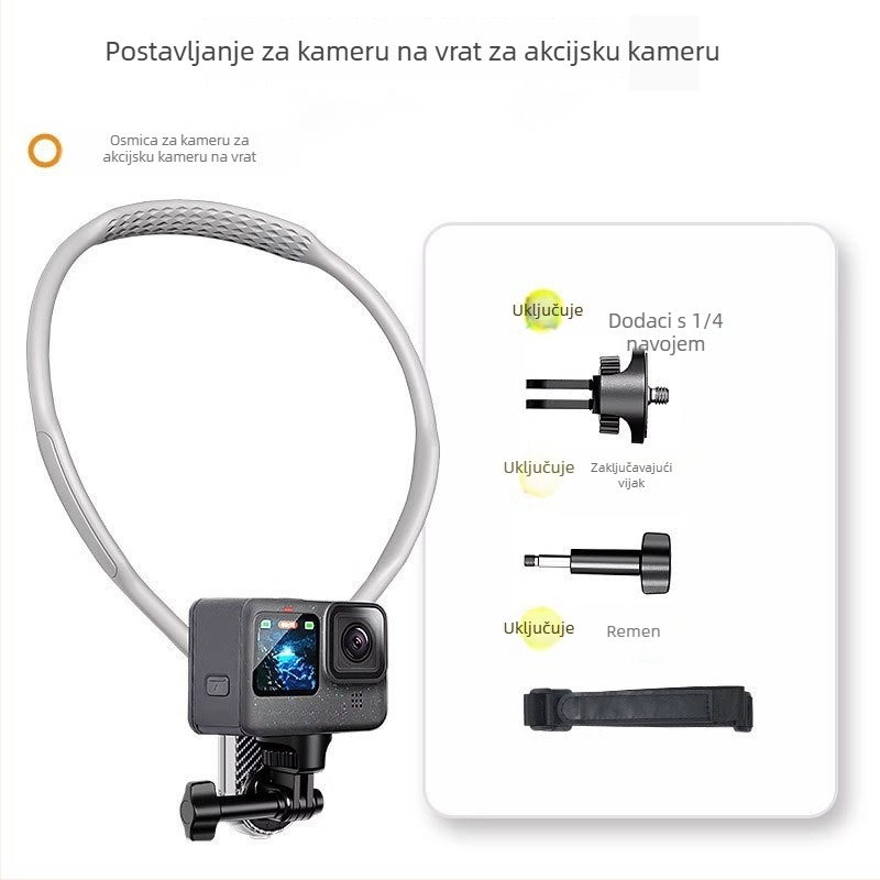 JUKUN BFG-01 Držač za telefon na vratima – magnetski anti-šok držač za vlog za akcijsku kameru; Materijal: PC + legura; Ispis logotipa: Podržano; Nakon prodaje: 3 garancije