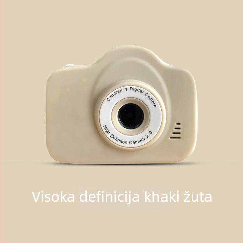 A3 Djeca digitalna kamera – crtani dizajn, 2.0-inčni LCD, 20MP, TF kartica, trajanje baterije 60–90 minuta