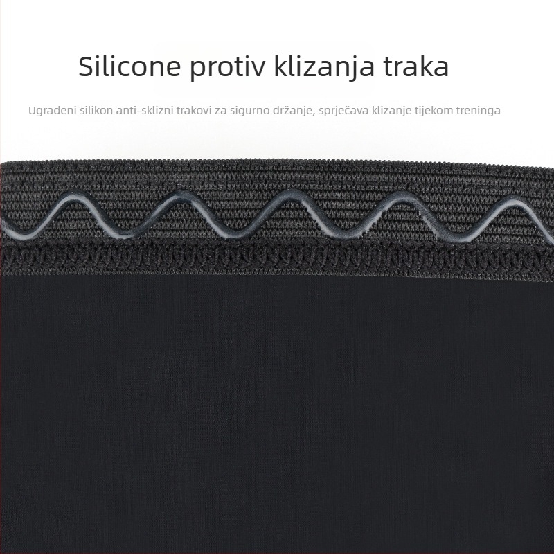 Vanjski rukavi za ruke za aktivnosti na otvorenom — materijal Spandex/Lycra, gornji silikon protiv klizanja, ispisan logo, šivanje s četiri igle i šest niti, unisex