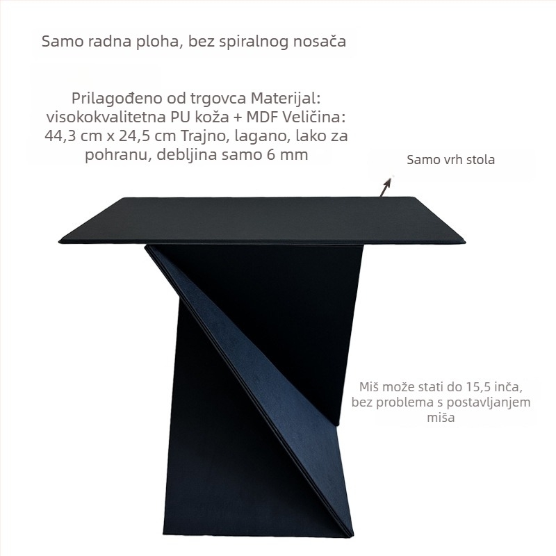 Držač za laptop L8, sklopiv, lagan 900 g, OEM obrada, stolni nosač