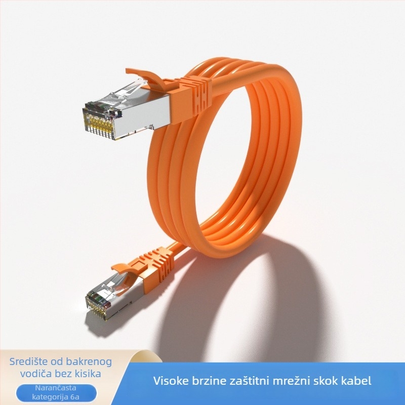 Mrežni patch Kabel Cat6e/Cat7, 10 Gb/s, bakar bez kisika, duljine 1 m/2 m/5 m/30 m, za kućnu/uredsku/školu