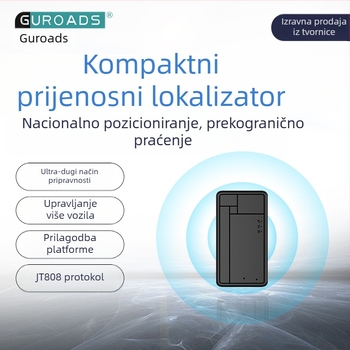 GPS lokalizator Beidou, automobilni pozicioner, protiv krađe, osobni praćenje, preciznost GPS <10 m, vodootporan, polimerna baterija, trajanje baterije 5–6 dana, dvostruka keramička antena