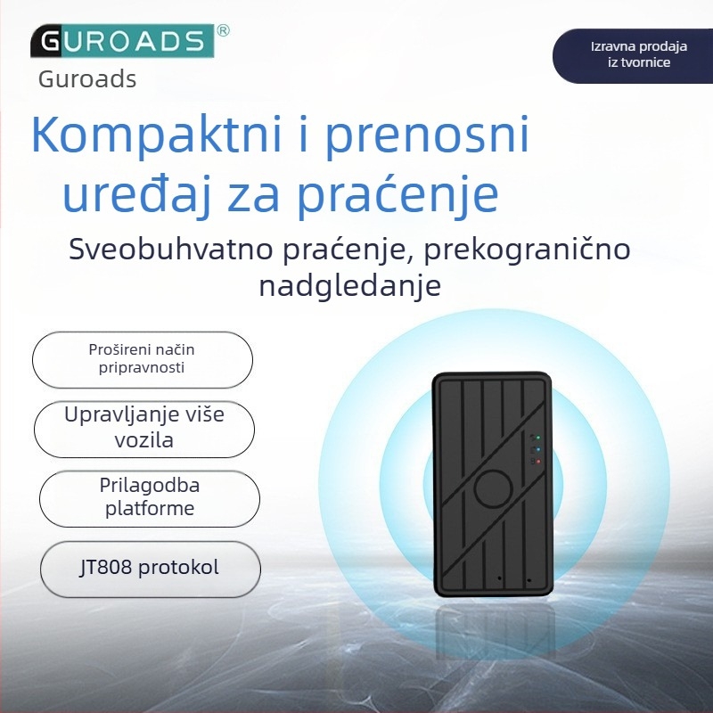 GPS lokalizator Beidou, automobilni pozicioner, protiv krađe, osobni praćenje, preciznost GPS <10 m, vodootporan, polimerna baterija, trajanje baterije 5–6 dana, dvostruka keramička antena