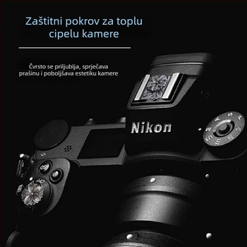 Kapa za hot shoe kućicu fotoaparata, kompatibilan s Leica, Fuji, Nikon, Canon, Sony i Ricoh GR, s univerzalnim navojem, zaštita od prašine, OEM obrada, u prozirnoj ZIP vrećici