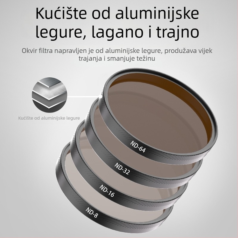 Filter za DJI Action6 – optičko staklo, marka Neutral