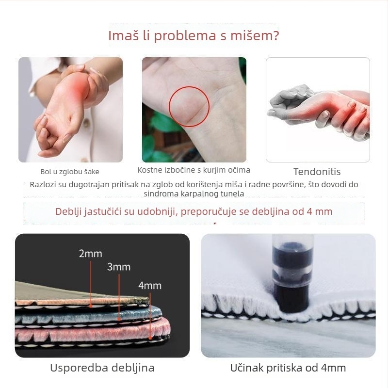 Prevelika podloga za miš 1000x500mm s motivom šteneta na travi, za ured i laptop, sladak crtani dizajn, protuklizna i otporna na prljavštinu