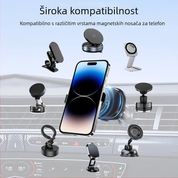 Magnetski stražnji klip, bez ljepila, snap-on dizajn, legura materijal