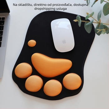 Mala gumena podloga za miš s naslonom za zglob, jednostrana, OEM/prilagođene slike