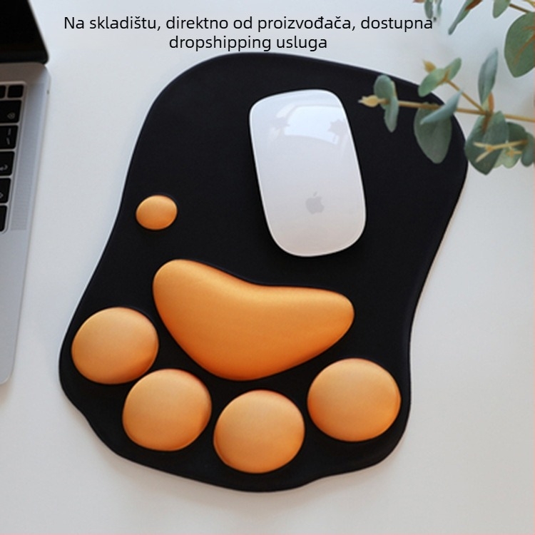 Mala gumena podloga za miš s naslonom za zglob, jednostrana, OEM/prilagođene slike