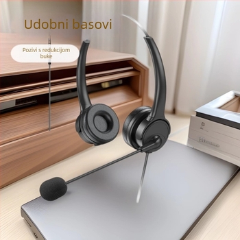 Headset za ured – Poslovna serija, redukcija buke, USB priključak, model M13, kabel 1,8 m