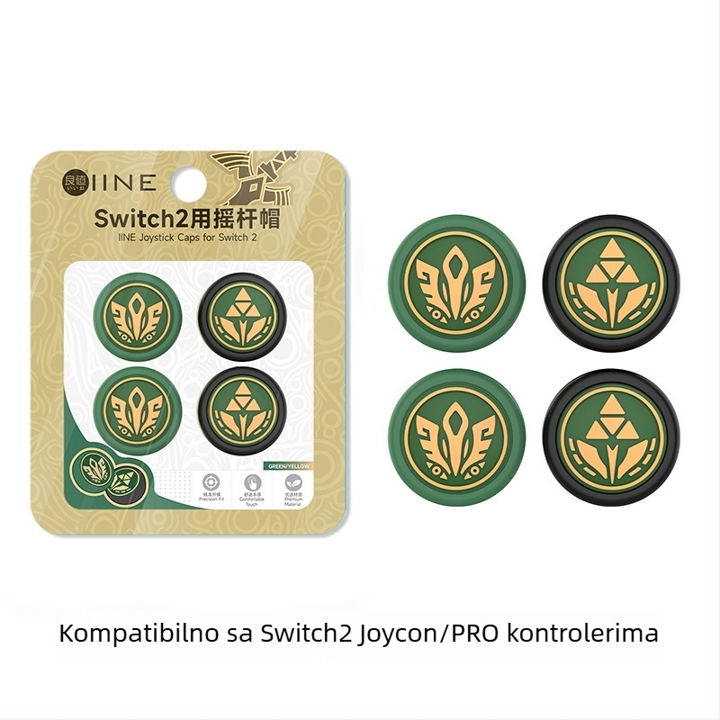 Switch 2 silikonske navlake za joystick, marka Good value, materijal silikon, proizvodnja kompresijska vulkanizacija