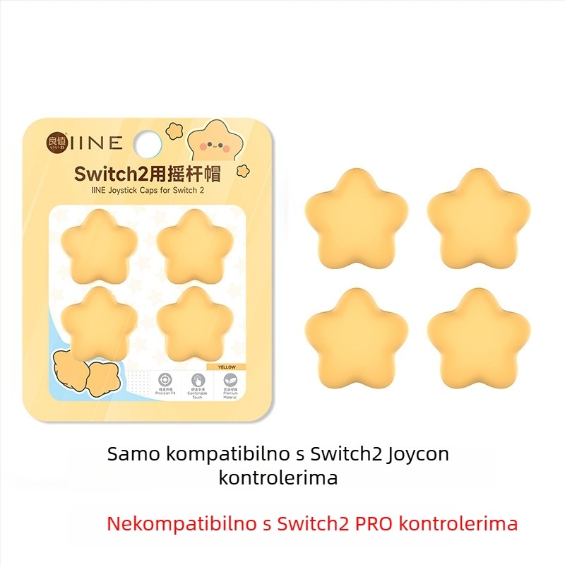 Switch 2 silikonske navlake za joystick, marka Good value, materijal silikon, proizvodnja kompresijska vulkanizacija