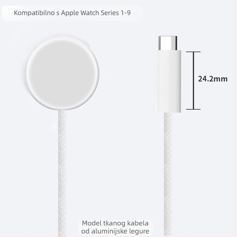 Apple Watch magnetski bežični punjač – QC2.0, 600mA, 5W