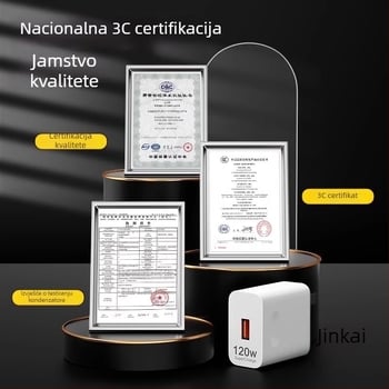 Brzi punjač 120W za Huawei, Honor, Oppo i Android uređaje — QC 4.0, izlaz 120W, univerzalna kompatibilnost